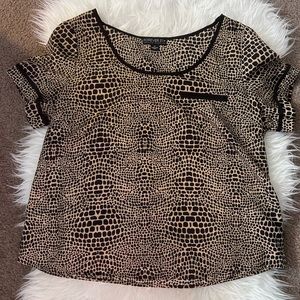Forever 21 + Animal Print Blouse